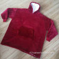 Luie pullover tv -deken buiten en warme hoodie